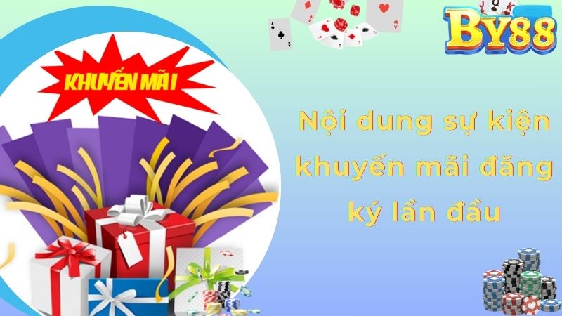 Nội dung sự kiện khuyến mãi đăng ký lần đầu